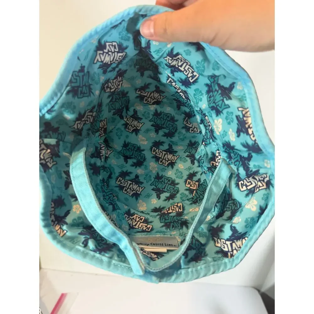 Disney Cruise Castaway Cay Bahama Bucket Hat Oceaneer Lab Reversible childs